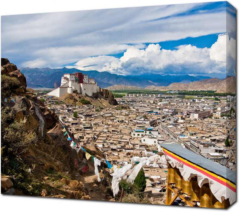 Город Шигадзе. Тибет