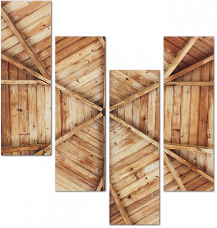 Деревянный потолок