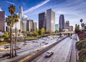 Скоростная магистраль города Лос-Анджелес. США