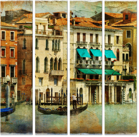 Романтическая Венеция в стиле арт