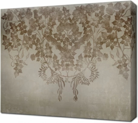 Симметричный растительный орнамент