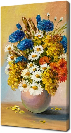 Пышный букет в вазе