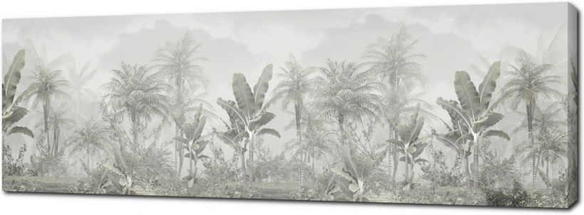 Панорама с тропическими растениями
