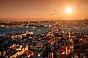 Панорама Стамбула. Турция