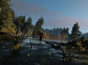 Геральт на водоеме