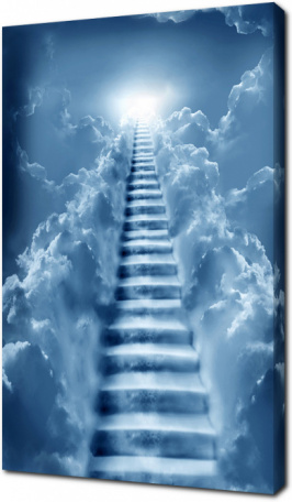 Лестница в синем небе