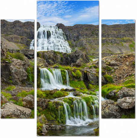 Водопад Диньянди, Исландия