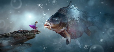Огромная рыба и принцесса