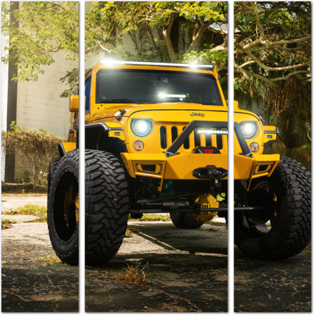 Jeep Wrangler HydraSports желтый
