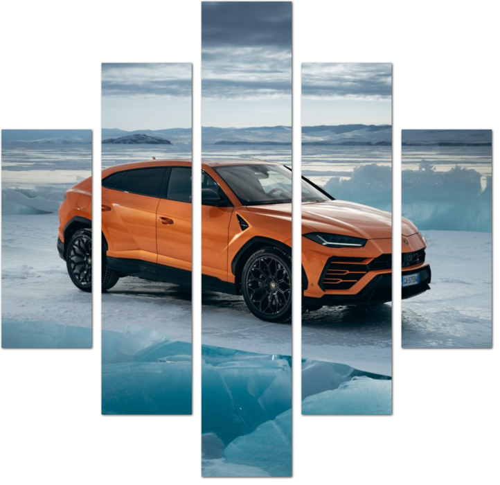 Оранжевый Lamborghini Urus