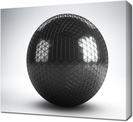 Черный шар 3D