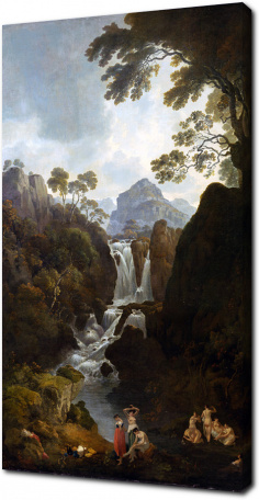 Иббетсон Джулиус Цезарь — Водопад с купальщицами