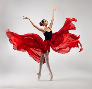 Балерина в стиле фламенко