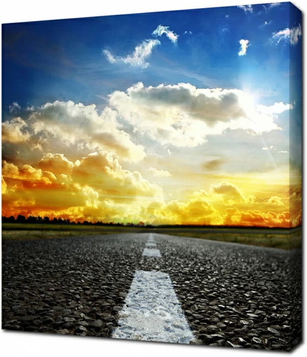 Большая асфальтированная дорога