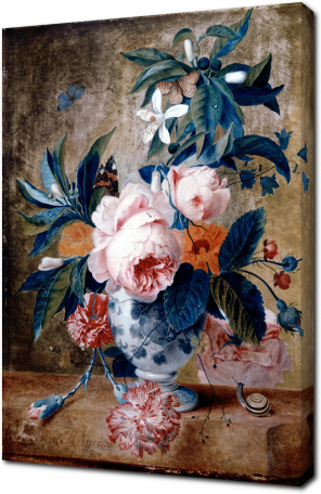 Франсина Маргарета Ван Гюйсум — Дельфтская ваза с цветами
