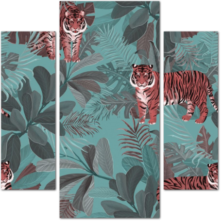 Тигры в джунглях