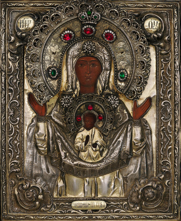 Икона Б.М. Знамение, ок.1850 г.