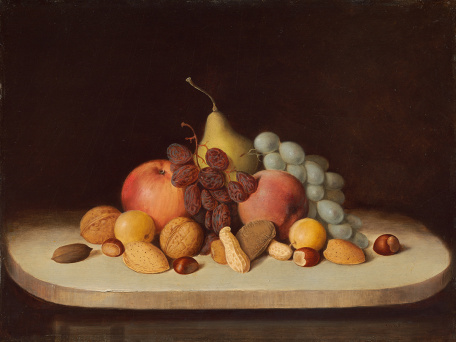 Роберт С. Дункансон — Натюрморт с фруктами и орехами