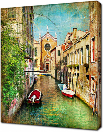 Изображение Венеции в стиле живопись