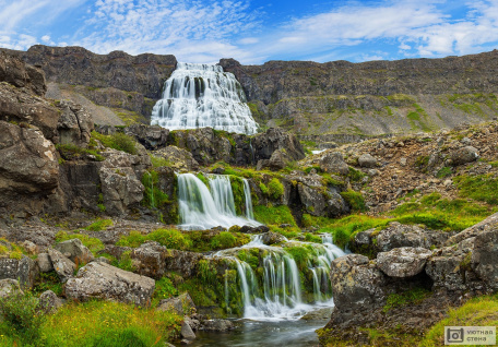 Водопад Диньянди, Исландия