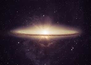 Красивая галактика в глубоком космосе