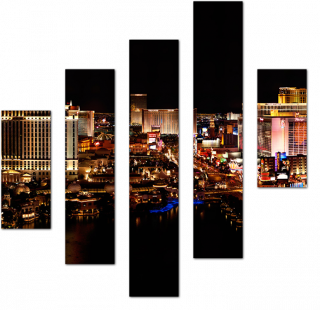 Ночная панорама Лас-Вегаса