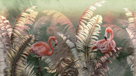 Красочный сон о фламинго