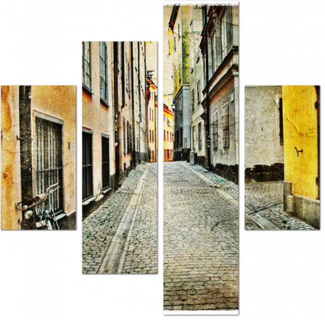 Старые улицы Стокгольма