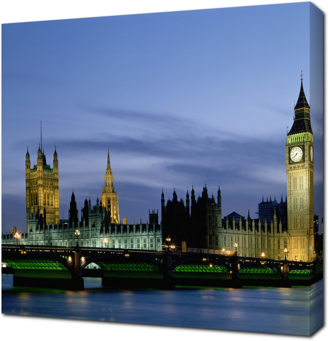 Здание парламента и Биг-Бена в Лондоне. Англия