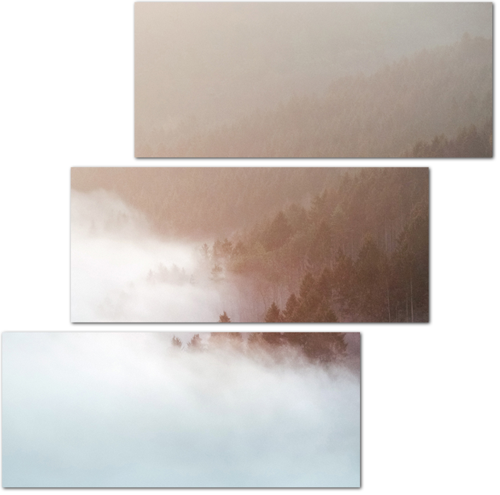 Туман заходящий на холм