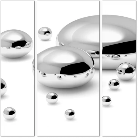 Стальные капли 3D