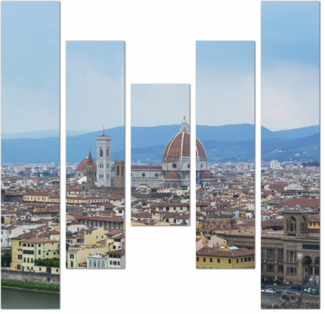 Вид на Флоренцию с высоты