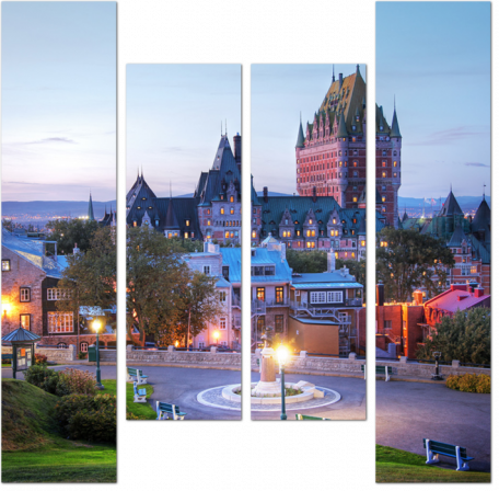 Замок Фронтенак в городе Старый Квебек. Канада