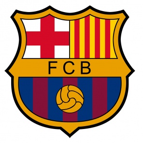 Логотип футбольной команды Барселоны. Испания