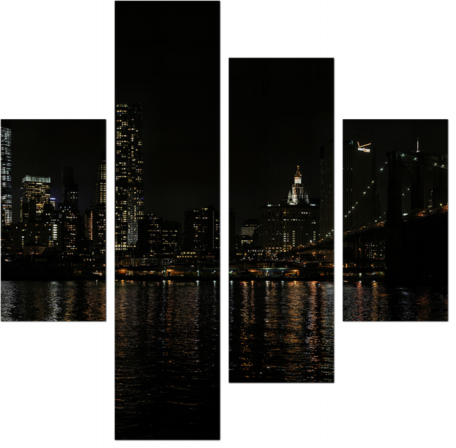 Панорама Ночного Манхэттена