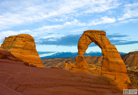 Изящная арка в национальном парке США