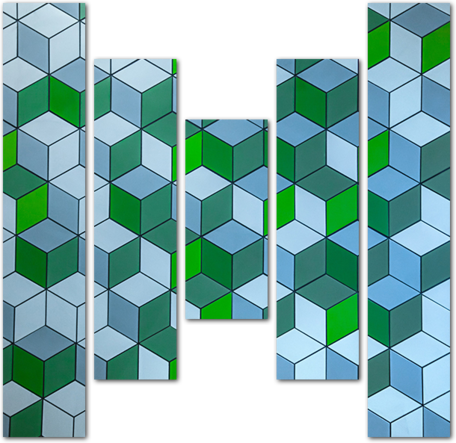 Мотив кубической абстракции