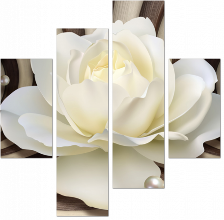 3D Роскошная роза