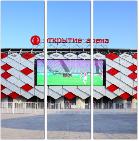Фасад стадиона Спартака "Открытие Арена"