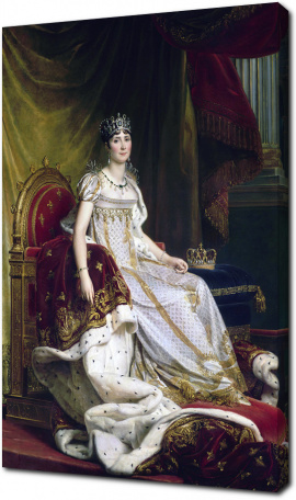 Франсуа Жерар - Портрет императрицы Жозефины в коронационном платье