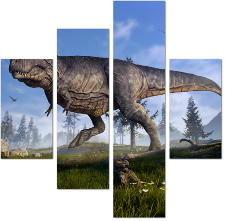 Большой динозавр