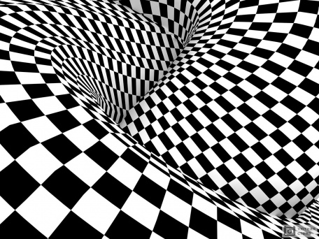 Черно-белая геометрия 3D