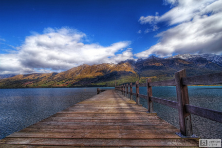 Мост уходит в воду, Новая Зеландия