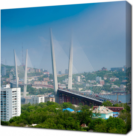 Золотой мост в городе Владивосток