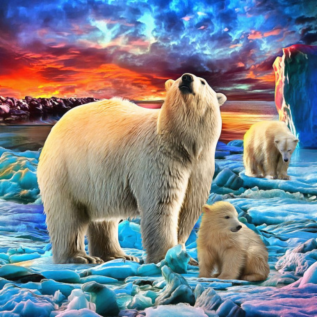 Медведи во льдах