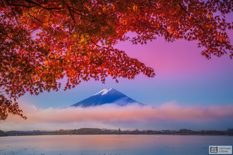 Гора Фудзи, осень