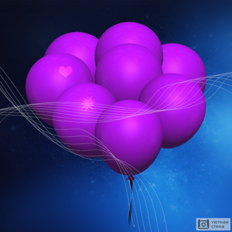 3D букет из воздушных шаров