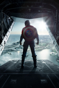 Капитан Америка готовится к прыжку