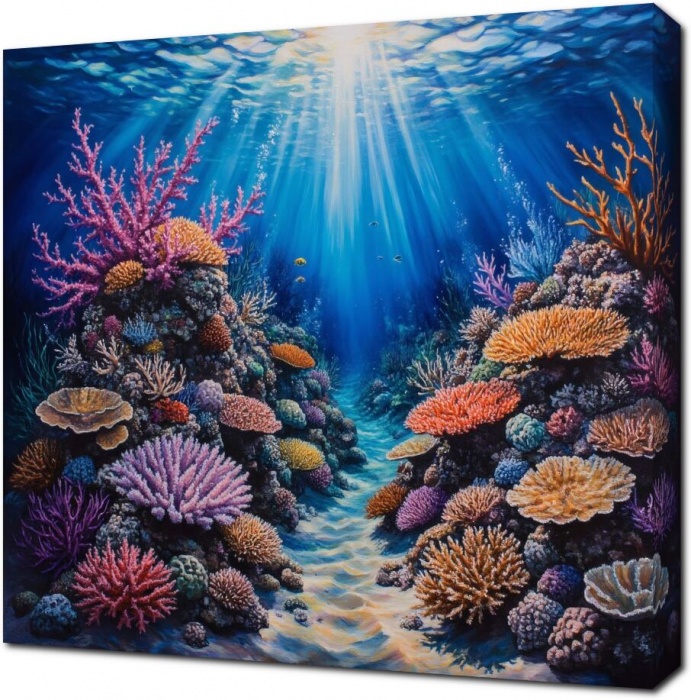 Коралловые рифы, оживающие под водой