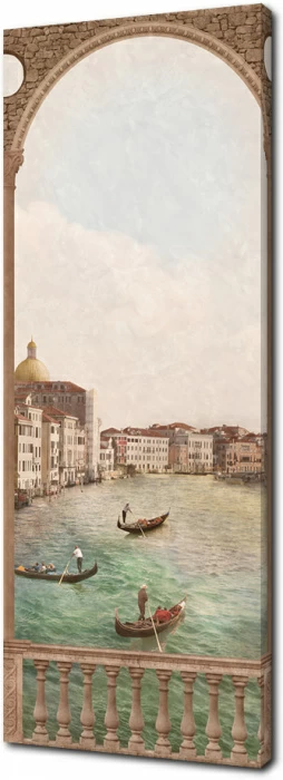 Вид с балкона на Венецию